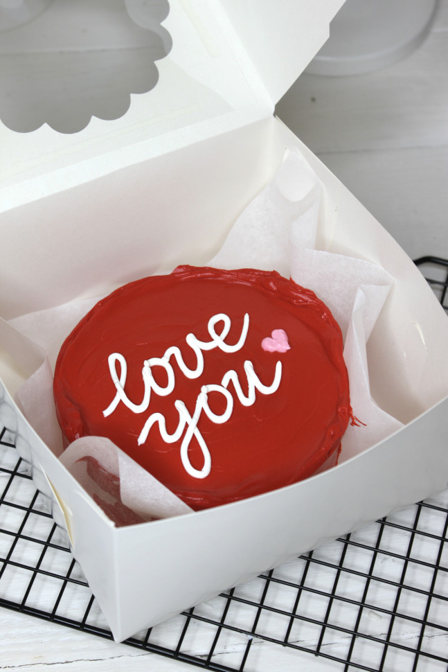 Бенто торт "Love you"